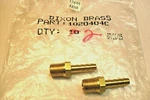 Qty 2 - Dixon Brass Pipe Fitting 1020404c Male Nptf 1/4" X Hose Barb New. Fixed Price $10.00.