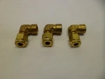 Parker Brass Elbow 1/4" Od. Tube Compression X 1/8" Npt. Female Lot Of 3 Nos. Fixed Price $23.99.