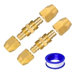 Breezliy 2pcs Soild Brass Air Reusable Hose Splicer 2 Pack 3/8 Inch, Bronze. Fixed Price $14.63.