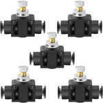 Beduan 1/4" X Tube Od Air Flow Control Valve 1/4 Od(5pcs), Copper. Fixed Price $26.05.