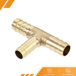 Reducing Barb Hose Fitting Tee T Shape Pipe Connector Brass 3/8"x3/8"x5/16". Fixed Price $13.05.