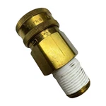 Parker Bst-6 Brass High Flow, Unvalved, Hydraulic Quick Coupling St Series. Fixed Price $43.99.
