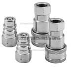 2x Set 1/4" Body Npt Poppet Pioneer Style Hydraulic Quick Connect Coupler. Fixed Price $56.99.