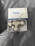 Lot Of (10) 1 Swagelok Stainless Steel Tee Compression Fittings Ss-1610-3. Fixed Price $600.00.
