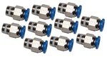 Tube Fitting Male Connector Push To Connect, 1/4" X 1/8" Npt 10 Pcs. Fixed Price $11.11.