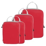 Patikil Compression Packing Cube For Travel, 4 Set Waterproof Nylon Red. Fixed Price $36.24.