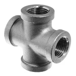 304 Stainless Steel Class 150 Pipe Fitting, 3/8 In Bspt Female Threaded Cross ,. Fixed Price $28.15.