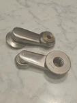 Swing Arm Coupler (sold In Pairs) - Brushed Nickel. Fixed Price $20.00.