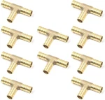 Antrader 3/8" Tee Brass Hose Barb Fitting, 3-way Pex Pipe 3/8 Inch,. Fixed Price $14.05.