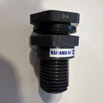 Hayward 3/4" Pvc Socket X Bulkhead Fitting Bfa1007ses; New. Fixed Price $15.00.