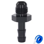Breezliy 6an Male To 1/4" Barb Push On Fitting Barb, Black. Fixed Price $12.41.