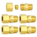 Chillwaves Brass Compression Tube Fitting, 5/8" Od X 1/2" Npt, Yellow. Fixed Price $24.84.