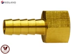 Midland Metal 1/2" Hose Barb X Female Npt Brass Fitting 32061 - Factory New. Fixed Price $11.75.