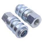 Lot Of 2 Dixon 1pdf2 Hydraulic Couplings, 1/8in Qd, 1/4-18 Npt, 6000psi Max. Fixed Price $47.50.