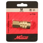 Milton M-style Coupler, 3/8" Fnpt, 300 Psi, 40 Scfm. Fixed Price $9.31.