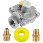 Mcampas Dual Fuel Gas Regulator, 1/2" Fpt Natural & Propane,4"wc Ng/10"wc Lp. Fixed Price $34.93.