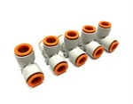 Smc Kq2t13-00a Union Tee Fitting 1/2" One-touch Lot Of 5. Fixed Price $13.49.