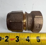 1" Mueller Coupling Lead Free Brass 110 Cts Comp X Female Flare Nogasket H15071n. Fixed Price $39.99.
