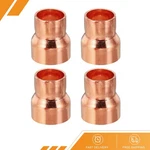 4 X 1" To 3/4" Id Copper Reducer 99.9% Pure Coupling Pressure Fitting. Fixed Price $18.92.