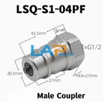 1pcs New G1/2 Male Coupler Lsq-s1-04pf Hydraulic Quick Change Connector. Fixed Price $151.16.