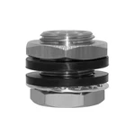Beduan Stainless 3/8" Npt Female Bulkhead Coupler Thru-bulk Pipe 3/8, Silver. Fixed Price $23.87.