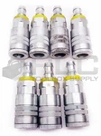 Lot Of 7 New Parker 16 6bp 1/2" Push Lok Hose Coupler, 16-6bp. Fixed Price $110.00.