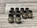 Lot Of 10 Legris Male Connector Tube #132n79. Fixed Price $45.00.