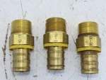 Qty 3 Parker 30682-16-16b Push-lok 1" Jic Barb Push-on Fitting Brass. Fixed Price $29.99.
