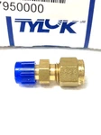 1/4 Tube X 1/8 Mnpt Brass Compression Fitting Tylok B-4-dmc-2. Fixed Price $3.20.