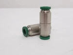 192027 New-no Box; Parker 62plp-4 Lot-2 Nickel Plated Brass Union; 1/4"ptc. Fixed Price $11.52.