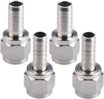 2 Pair Hose Swivel Nut Barb, 3/16'' & 5/16'', Stainless Steel 1/4" Mfl Quick Dis. Fixed Price $19.75.