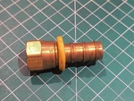 Parker 30682-10-10b Push-loc 5/8 Jic X Hose Barb Straight Brass. Fixed Price $16.00.
