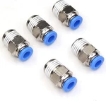 Ceker 1/4" Npt Push To Connect Air Fittings 6mm Tube Od X Npt, Blue. Fixed Price $14.60.