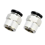 Pneumatic Push To Connect Fitting 1/4 Inch Tube Od X 1/2 Npt Thread Male.... Fixed Price $25.16.