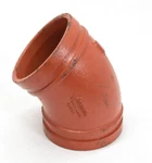 Victaulic No. 003 Firelock Elbow 4" Orange Iron Coupling 45 Degree Pipe 114.3. Fixed Price $39.65.