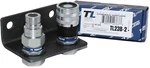 1/2" Npt Thread Flat Face Hydraulic Quick Couplers With Mounting Bracket Tl23b-2. Fixed Price $73.45.