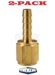 2-pack! 3/8" Hose Id X 1/4" Female Nptf Brass Barb Fitting 1040604c (bf32) Dixon. Fixed Price $12.32.