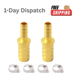 Metaland Brass Hose Barb Reducer 3/8 To 1/4 Inch Id Barbed Coupler 2 Pack. Fixed Price $12.93.