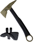 Flagrant Beard Templar 6.5" Coyote Tan 1095hc Steel Axe Head Black G10 Handle. Fixed Price $292.09.
