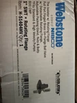 Webstone H-51404hv 1" Swt Rot Flange Isolator Brass Ball Valve. Fixed Price $47.96.
