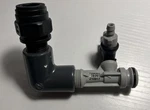 Hydra-flex Chem-flex 729083 Injector Pc2 Inlet 0.083 Orifice 2 Barb Gray W Elbow. Fixed Price $191.24.