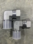 Lot Of 2 - Parker 2107-6-6 1/2" Male Pipe 90 Elbow Nptf/npsm Swivel Tube Fluid. Fixed Price $12.50.