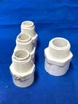 Lasco Spears Pvc Male Adapter Fitting Assorted 1/2"-3/4" (lot Of 4). Fixed Price $15.00.