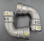 2 Pack Viega Megapress 25206 Megapressg 90 Elbow, 3/4" X 36n782. Fixed Price $38.99.