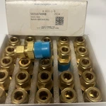 Lot Of 25 Swagelok B-600-1-8 Brass 3/8 Compression X 1/2 Mnpt Adapter. Fixed Price $180.00.