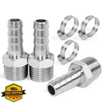 Chillwaves 3/8" Barb X Npt Male Air Hose Fittings, 3 Pk. Fixed Price $20.00.