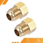 2 X Brass Pipe Fitting 5/8 Sae Flare Male 1/2 Female Thread Tube Adapter. Fixed Price $18.54.