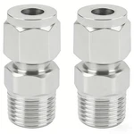 304 Stainless Steel Compression Fitting 3/8" Tube Od X 1/4" Npt Male .... Fixed Price $13.06.
