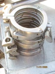 3" Sanitary 304ss 3-piece Pipe Clamp W/ Holed Wing Nut. Used. Mainly Dixon Brand. Fixed Price $15.00.