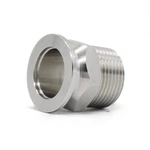 Qminox Ss304 Kf25 Npt Male Adaptor Thread 1" Nw25 Kf Mnpt 1", Silver. Fixed Price $28.74.